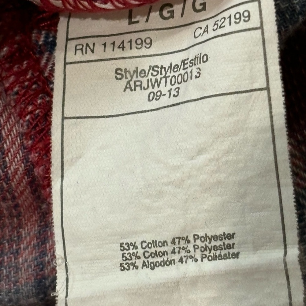 Adorable Roxy Flannel (Lightweight) Distressed St… - image 3